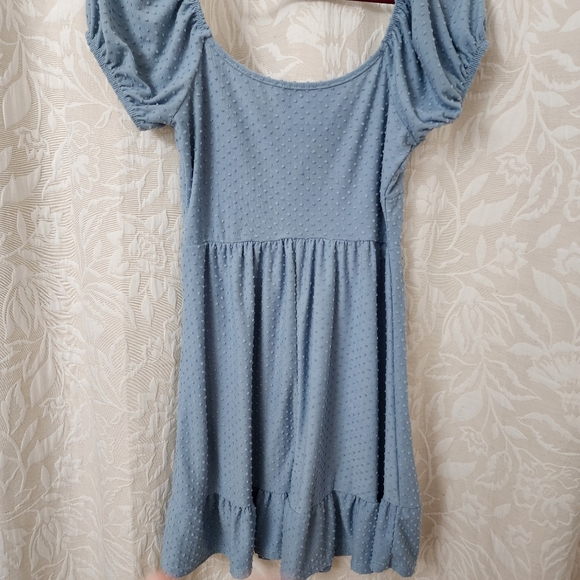 Rolla Coster Textured Blue Top Or Dress Depends On Your Height. - Picture 3 of 3